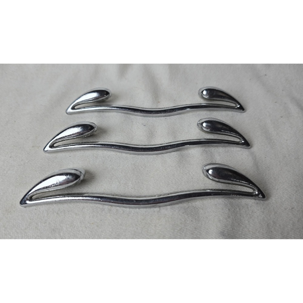 Metal Drawer Pulls 5 3/4" Long Set Of 3 Salvage‎ Cabinet Handles